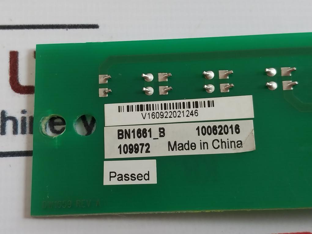 DW1659 Pcb Card REV: A BN1661_B 10062016