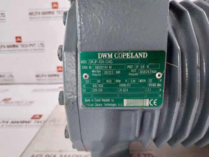 Dwm Copeland Dkjp-10X-cag Compressor 28/22,5 Bar 220-230V 50Hz 1450 Rpm Ip54