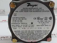 1950-10-2F Explosion-proof Differential Pressure Switch Ip54 Dwyer