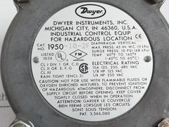 1950-10-2F Explosion-proof Differential Pressure Switch Ip64 Dwyer