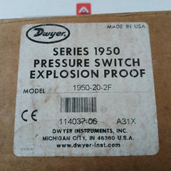 1950-20-2F Explosion-proof Differential Pressure Switch Dwyer