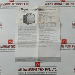 1950-20-2F Explosion-proof Differential Pressure Switch Dwyer