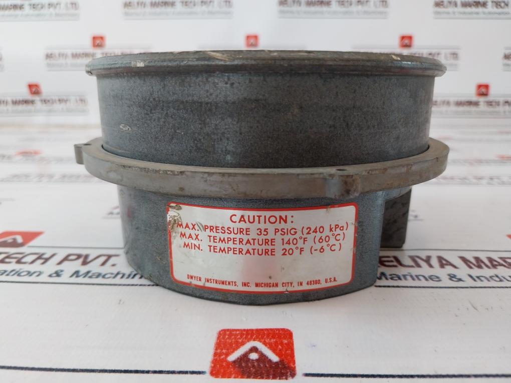 Dwyer 2000-500MBAR-MP Magnehelic Differental Pressure Gauge 0-500mBar