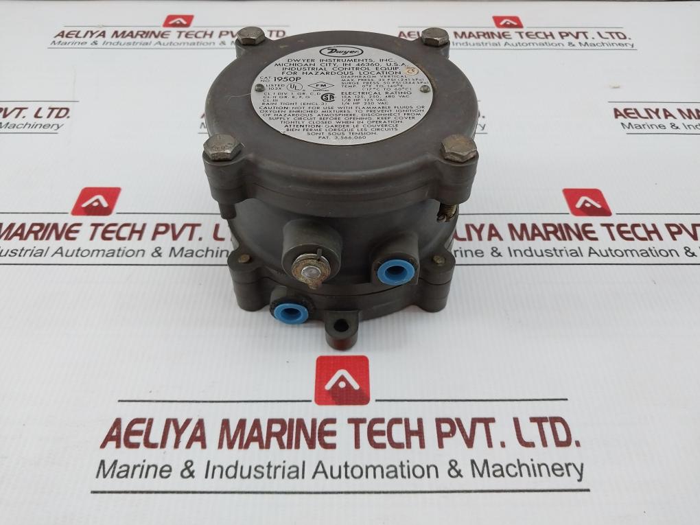 Dwyer Explosion-proof Differential Pressure Switch 480Vac 1950P-8-2F