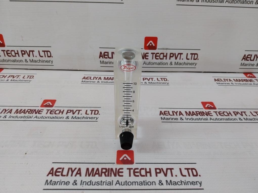 Dwyer Vfa-24-ssv Acrylic Flowmeter 690 Kpa/100 Psig