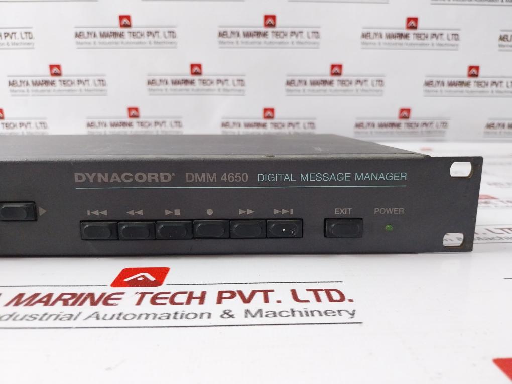 Dynacord Dmm 4650 Digital Message Manager