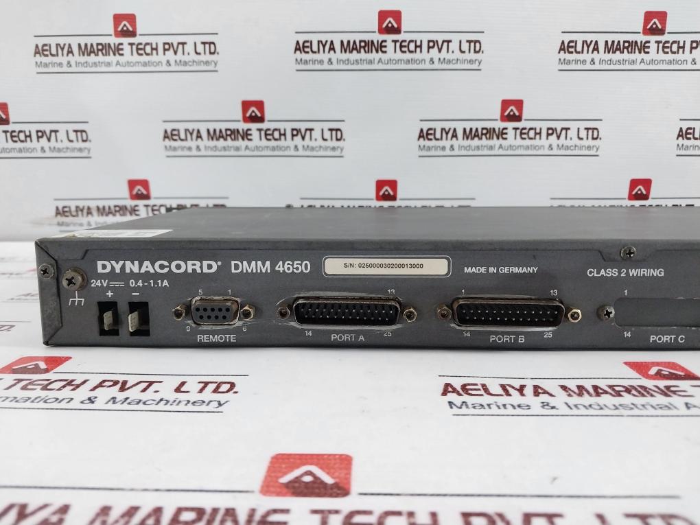 Dynacord Dmm 4650 Digital Message Manager 24V Dc