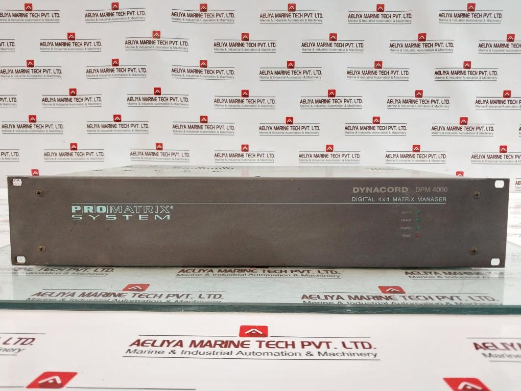 Dynacord Dpm 4000 Digital Matrix Page Processor Input: 24v---0.5-0.7a Rs-232