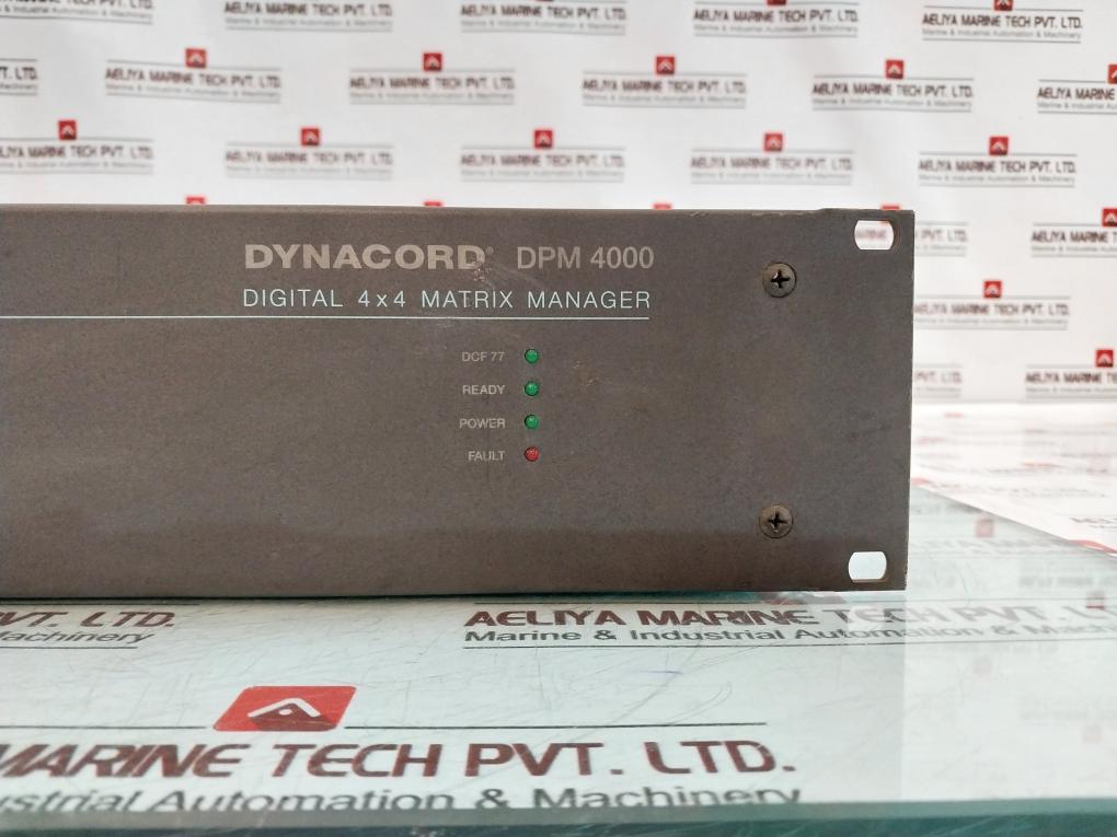 Dynacord Dpm 4000 Digital Matrix Page Processor Input: 24v---0.5-0.7a Rs-232