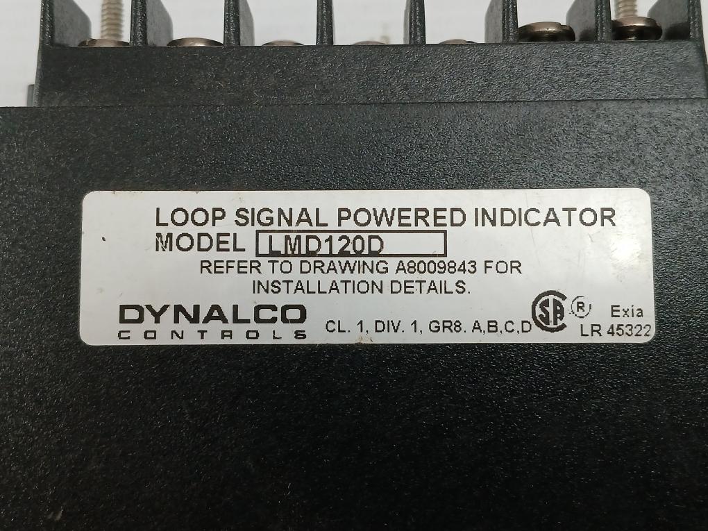 Dynalco Lmd120D 1 Loop Signal Powered Digital Indicator