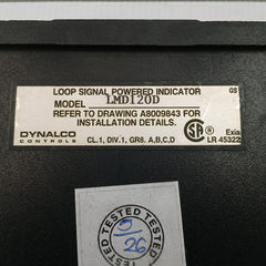 Dynalco Loop Signal Powered Digital Indicator Lmd-120D