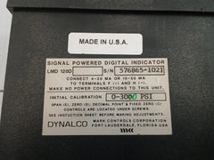 Dynalco Loop Signal Powered Digital Indicator Lmd-120D