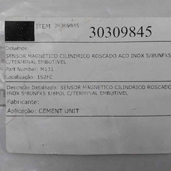 Dynalco M131 Cylindrical Magnetic Pickup Sensor 5.125Cm X .025Cm