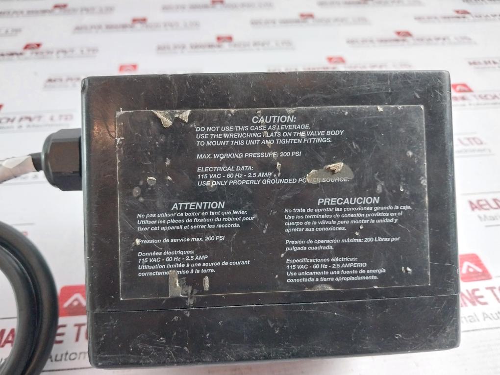 Dynaquip Controls Cw617N Drainmaster Timed Drain Valve Trim-rptfe-400 Cwp-bs 1/2