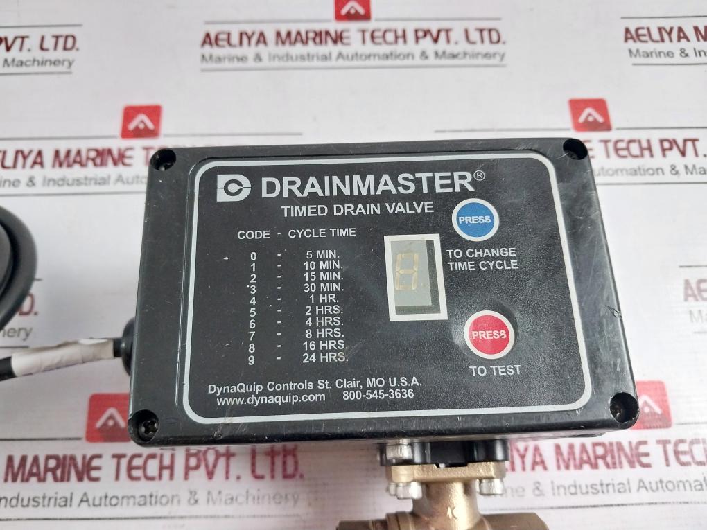 Dynaquip Controls Cw617N Drainmaster Timed Drain Valve Trim-rptfe-400 Cwp-bs 1/2