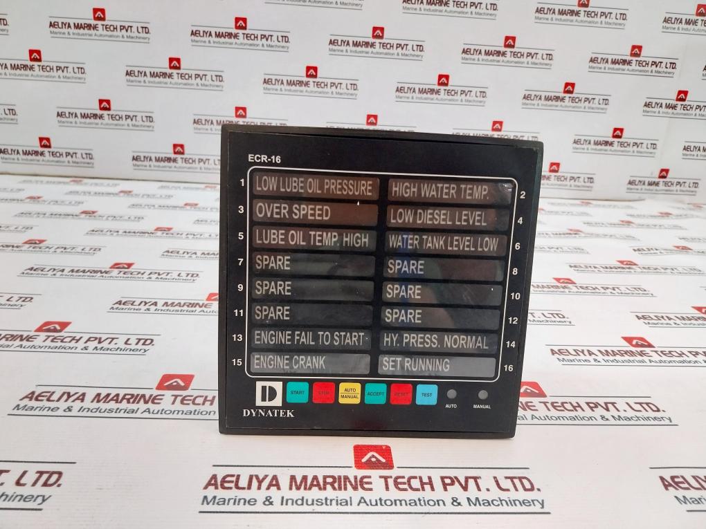 Dynatek ECR-16 Alarm Annunciator 24VDC