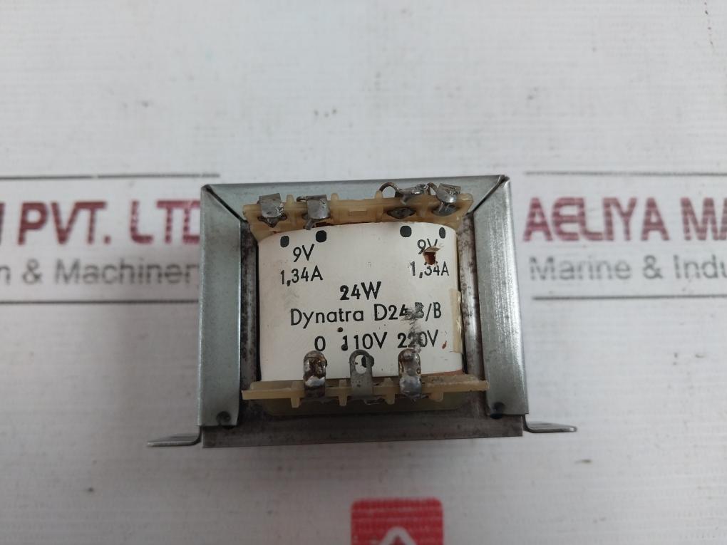 Dynatra D24 B/B Power Transformer 24W 0 110V 220V 1,34A 9V