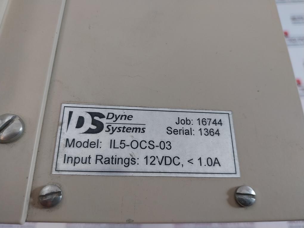 Dyne Systems Il5-ocs-03 Inter-loc V Multi-loop Dyno Controller