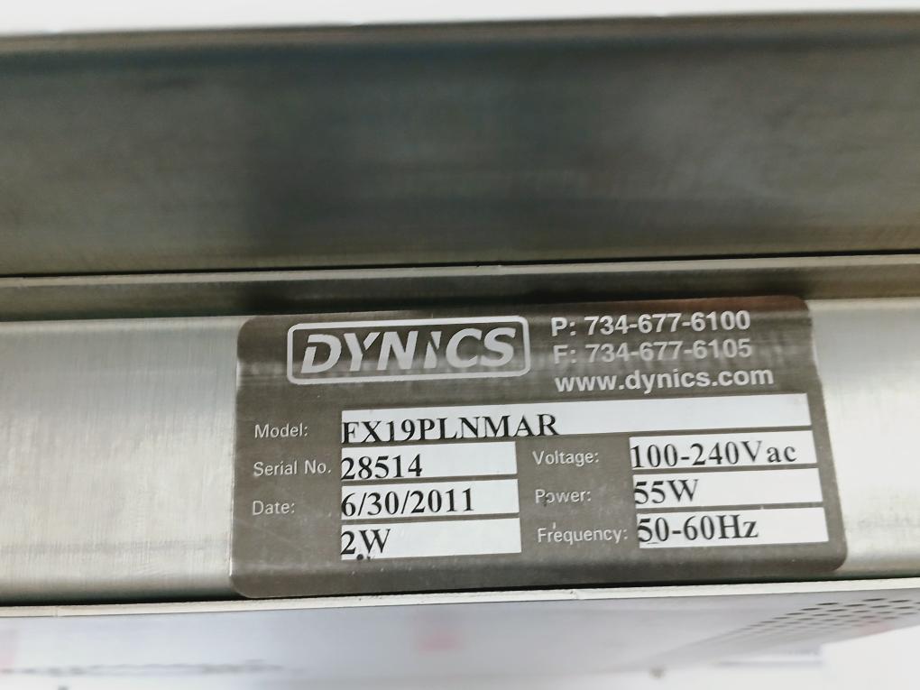 Dynics Fx19Plnmar Operator Interface Monitor 100-240Vac 55W 50-60Hz