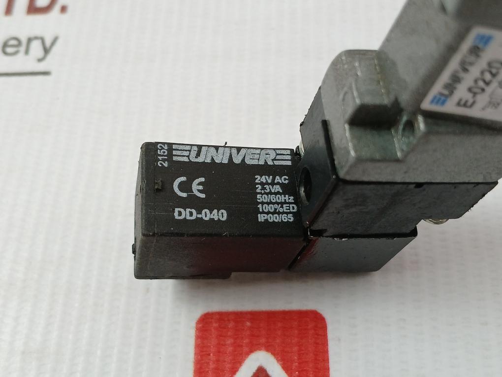 E-0220 Solenoid Valve With Dd-040 Coil By Univer