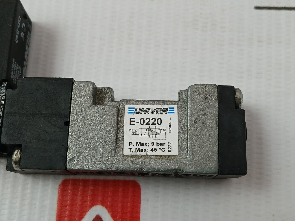 E-0220 Solenoid Valve With Dd-040 Coil By Univer
