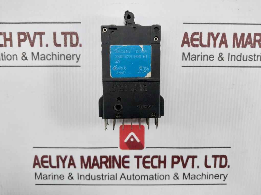 E-t-a 2210-s221-n1M1-h111 Thermal Magnetic Circuit Breaker 3A Ac250V