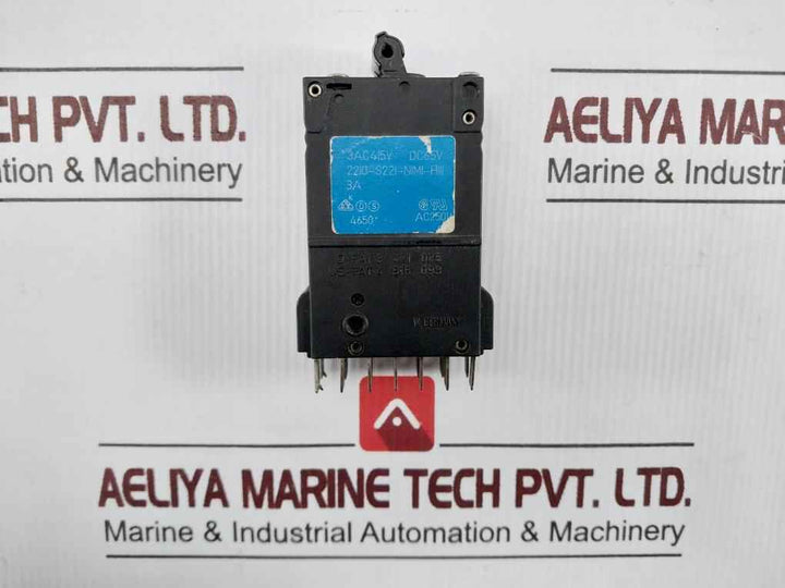 E-t-a 2210-s221-n1M1-h111 Thermal Magnetic Circuit Breaker 3A Ac250V