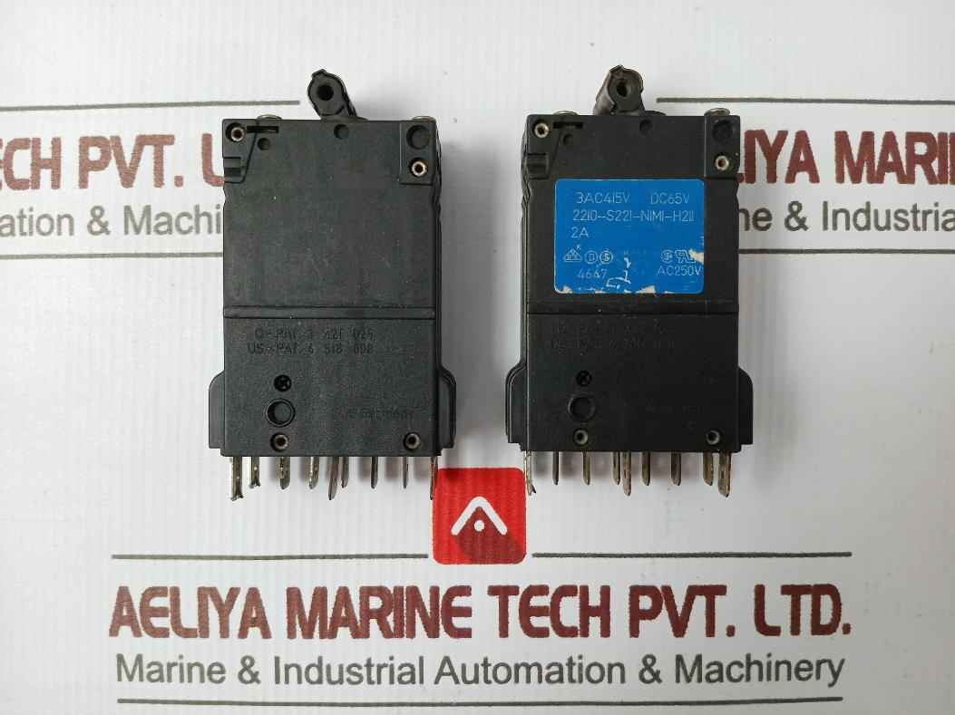 E-t-a 2210-s221-n1M1-h211 Circuit Breaker 2 A, Ac 250 V - Dc 65 V