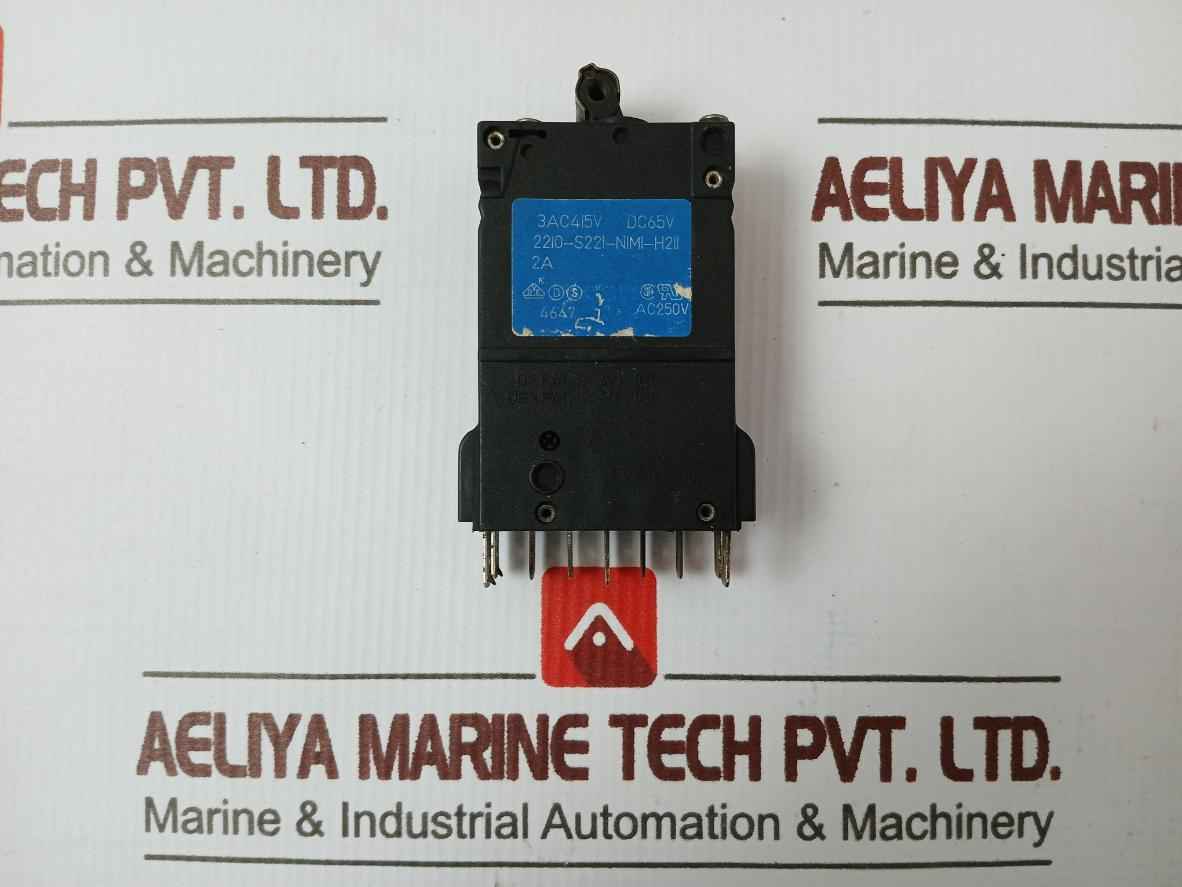 E-t-a 2210-s221-n1M1-h211 Circuit Breaker 2 A, Ac 250 V - Dc 65 V