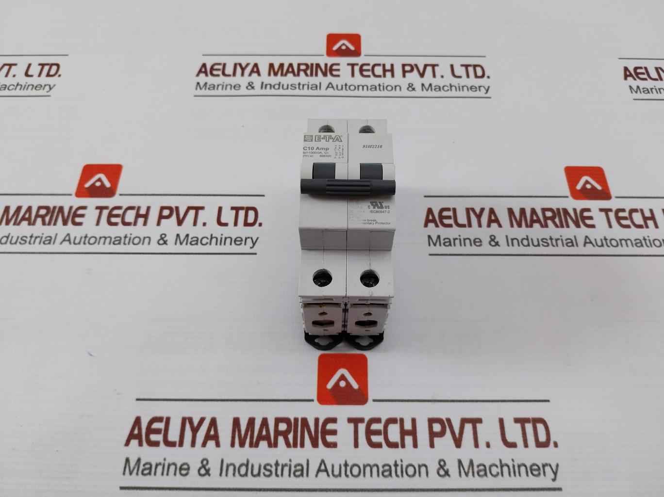 E-t-a 91H2210 2 Pole Thermal-magnetic Circuit Breaker 1-ph 10000A 277Vac 10Ka