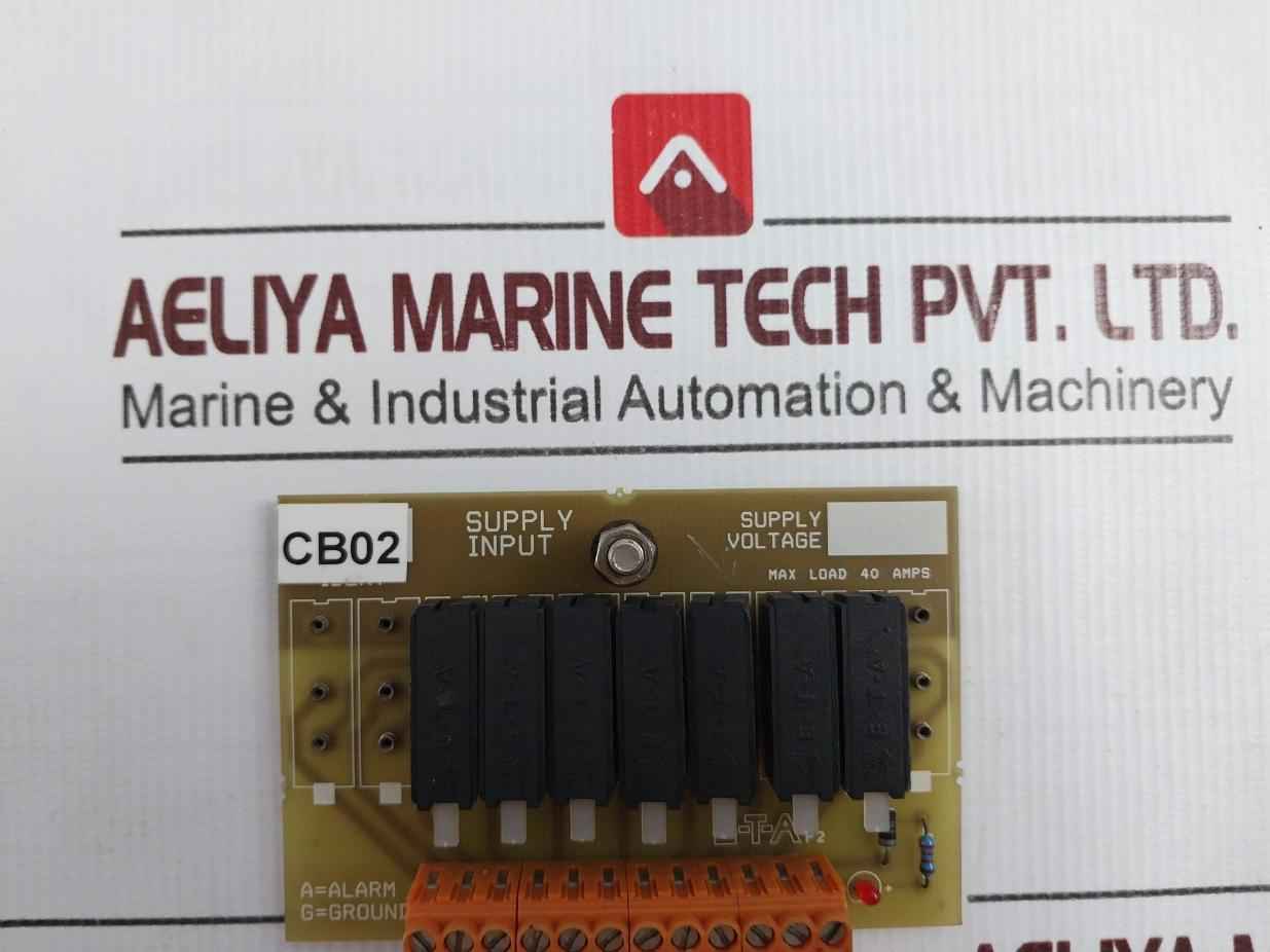 E-t-a Cb02 Supply Input Pcb Module 40 Amps