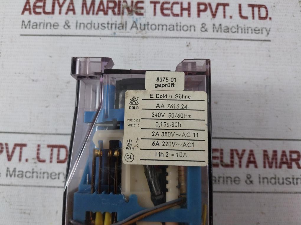 E.dold U.sohne Aa 7616.24 Mini Time Relay 2a 380v-ac11 10a Vde 0435