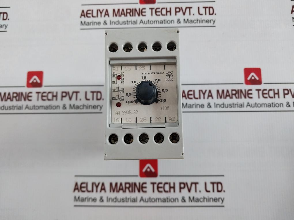 E.Dold U.Sohne Aa 9906.82 Minimeter Time Delay Relay 0,15-3,0 K10M 220V Vde 0435