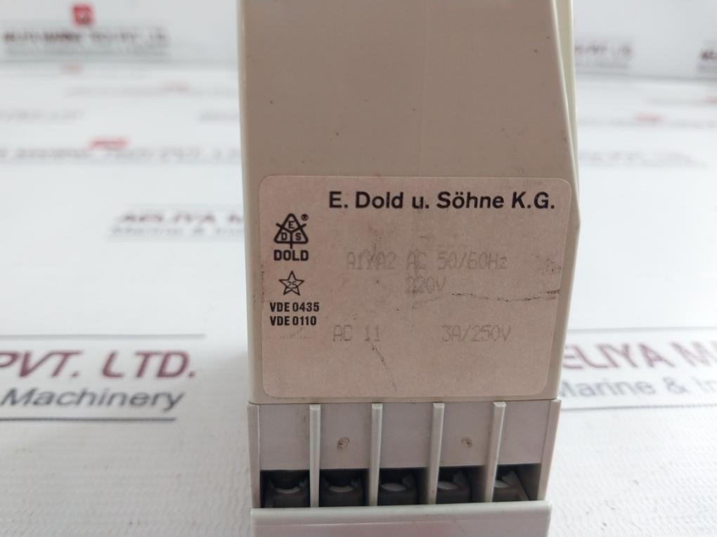E.Dold U. Sohne Aa 9906.82 Minimeter Time Delay Relay Ac 11 3A/250V