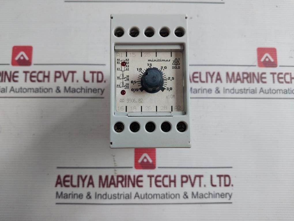 E.Dold U. Sohne Aa 9906.82 Minimeter Time Delay Relay Ac 11 3A/250V