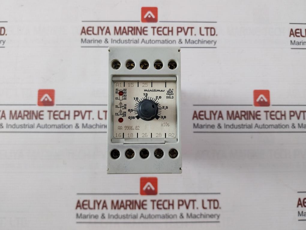 E.Dold U.Sohne Aa 9906.82 Minitimer A1/A2 Ac 50/60Hz Ac11 3A/250V