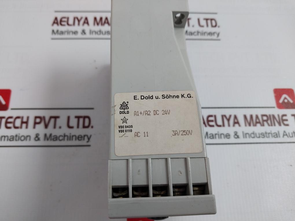 E.Dold U.Sohne Aa 9906.82 Minitimer Delay Relay Vde 0110 Ac11 3A / 250V 24V Dc