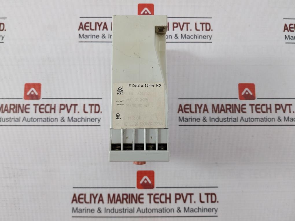 E. Dold U. Sohne Ai 931 Varimeter Current Relay Ac 11 2A 380V 3A 220V 2 6A