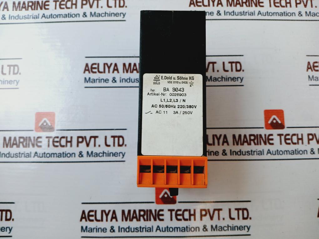 E.Dold U. Sohne Ba 9043 Verimeter Relay 0026903