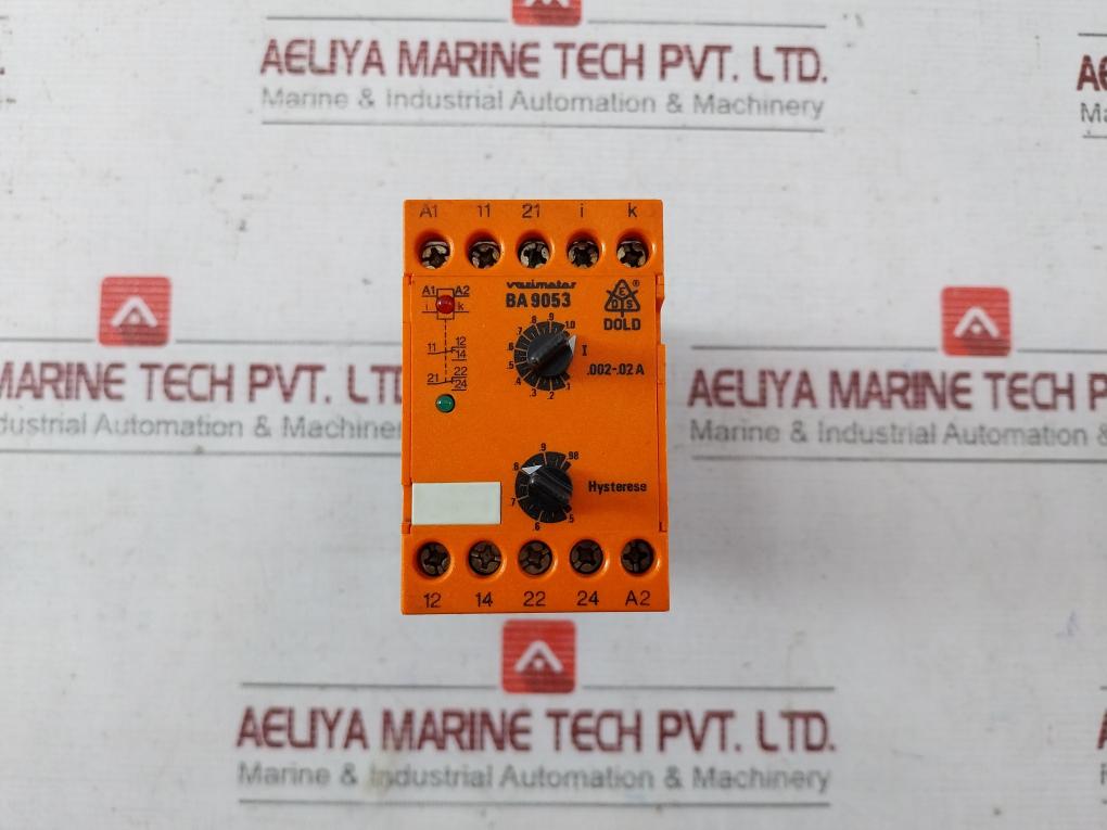 E.Dold U.Sohne Ba 9053 Current Relay 50/60Hz 220V 3A/Ac 250V Vde 0110 U. 0435