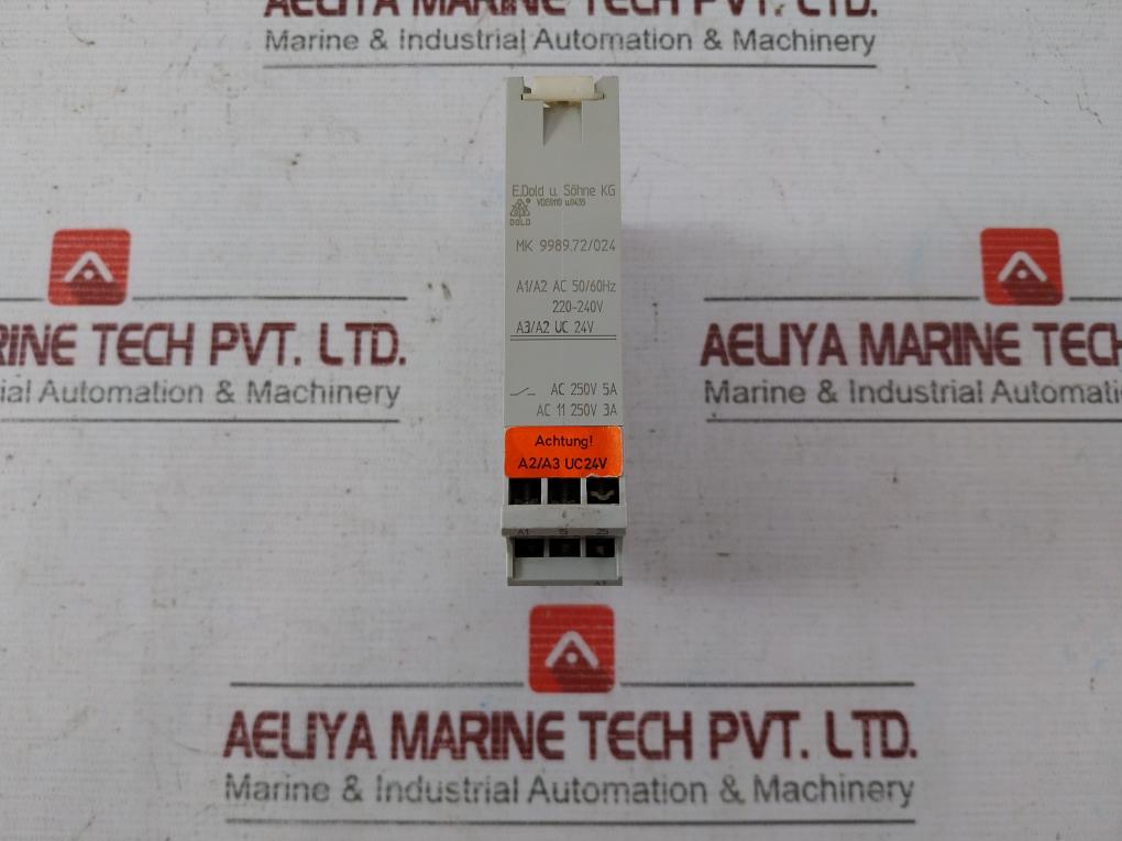 E.Dold U.Sohne Mk 9989.72/024 Minitimer Relay 220-240V 50/60Hz 250V 5A 15-300S