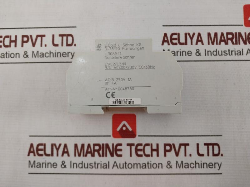 E.Dold U Sohne Il 9069.12 Varimeter Neutral Monitor 3/N Ac400/230V 50/60Hz