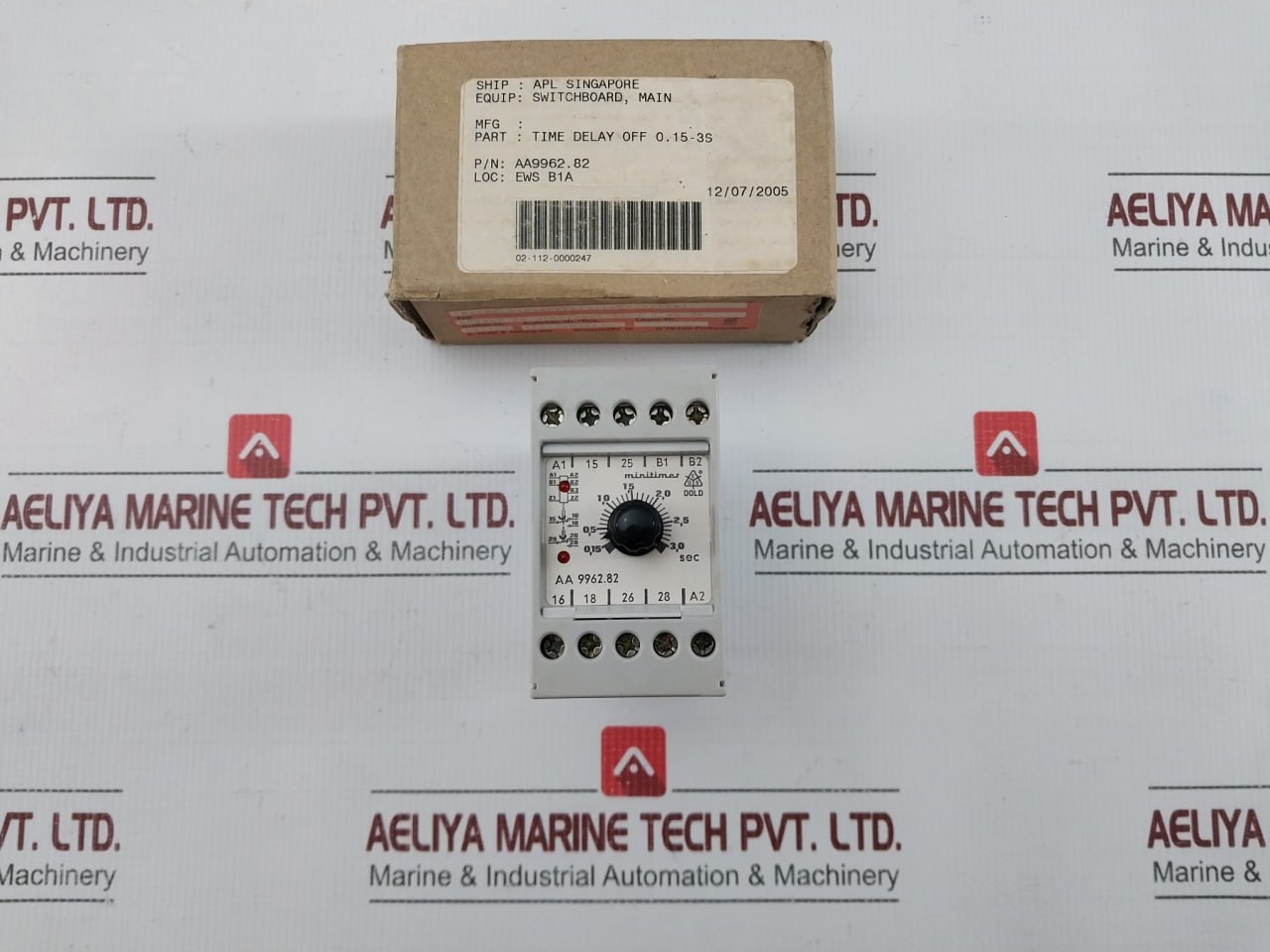E. Dold & Sohne 220Vac Off-delay Time Relay Aa 9962.82