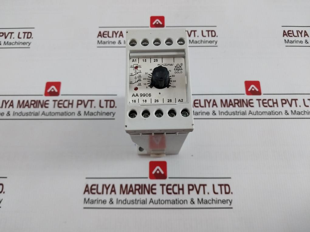 E.Dold & Sohne Aa9906.82 Minimeter Time Delay Relay 0017377 5-100S Ac15 230V 3A