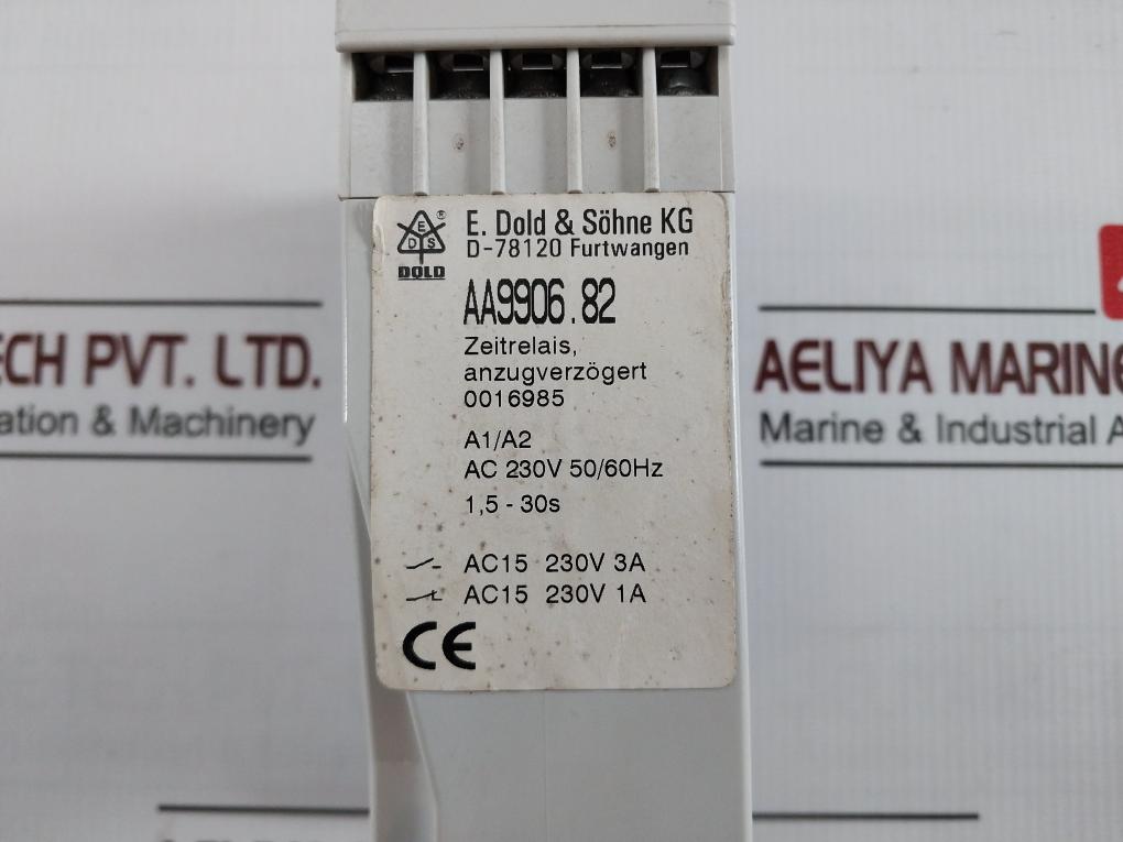 E.Dold & Sohne Aa9906.82 Minimeter Time Delay Relay A1/A2 Ac 230V 50/60Hz