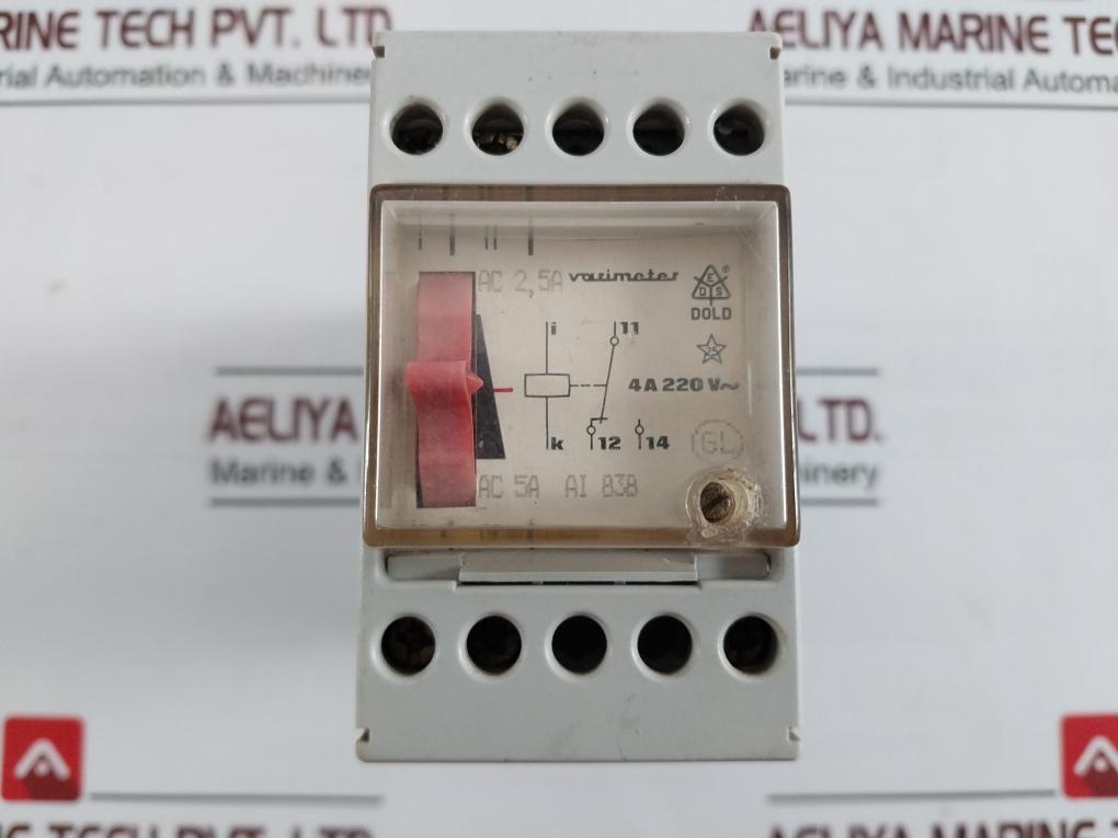 E.Dold & Sohne Ai 838 Varimeter Relay 4A 220V- Ac 2,5A