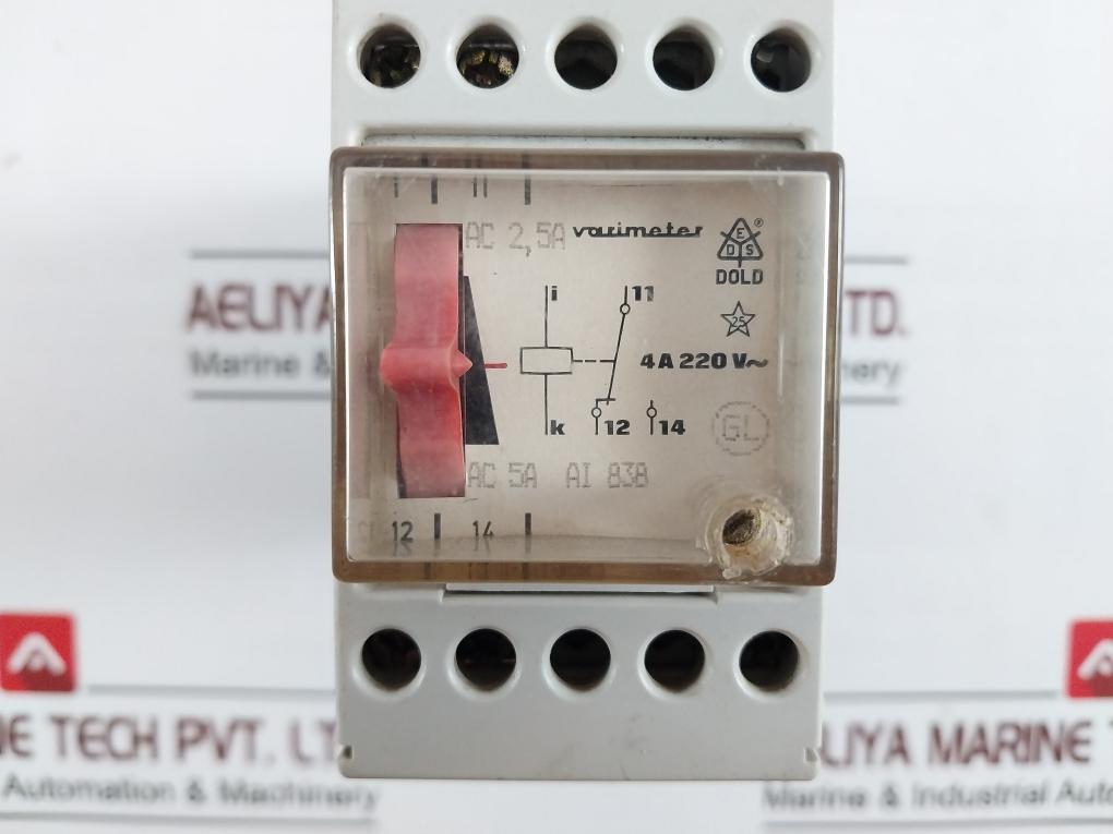 E.Dold & Sohne Ai 838 Varimeter Relay 4A 220V- Ac 2,5A
