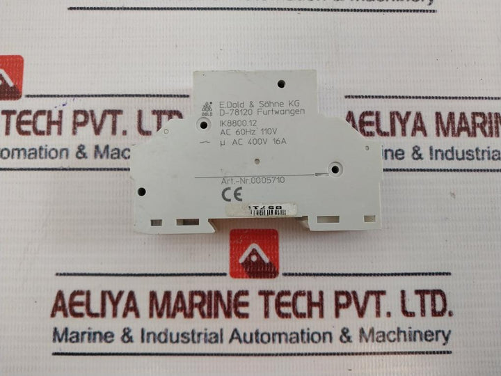 E.Dold & Sohne Ik8800.12 Remote Switch Relay Ac 60Hz 110V