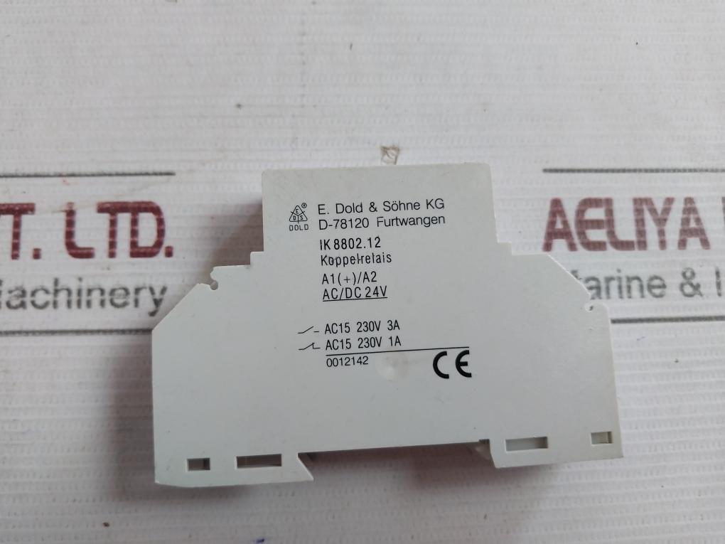 E.Dold & Sohne Ik 8802.12 Interface Relay Ac/Dc 24V Ac15 230V 3A 0012142