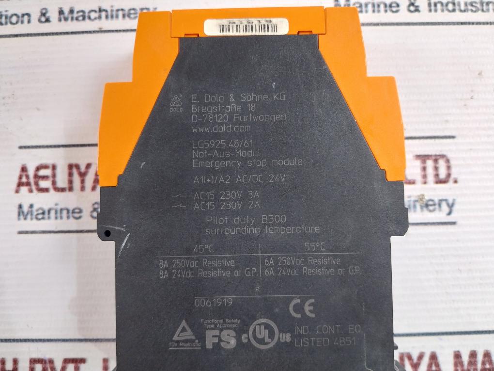 E. Dold & Sohne LG5925.48/61 Emergency Stop Module